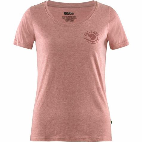 Fjallraven Tilbud T-Shirt Dame 1960 Logo Rød OBLH58612